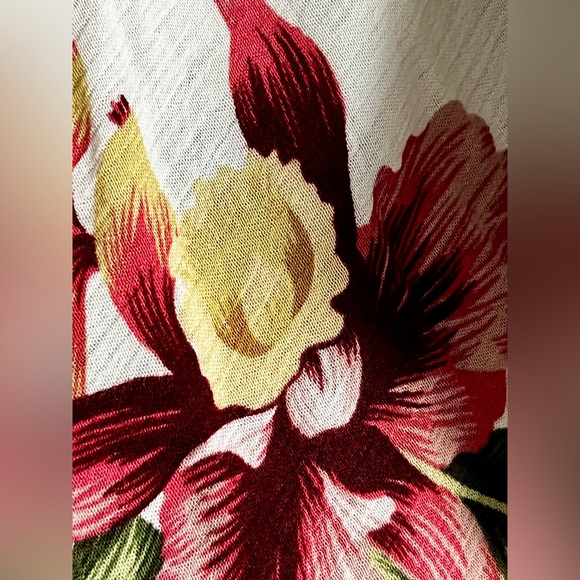 EUC Show Me Your Mumu Rosarita Romper XS Aloha Bloom Tropical Off Shoulder Boho - Picture 11 of 16